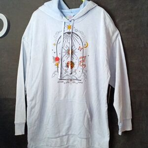 NOBO MINERAL WASH HOODIE DRESS